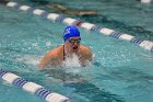 Swimming vs Bentley  Wheaton College Swimming vs Bentley. - Photo By: KEITH NORDSTROM : Wheaton, Swimming, Bentley